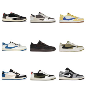 Travis Scott x Jordan Air Jordan 1 Retro Low OG Basketball Shoes-4538  